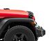 Premium Bolt-On Look Hood Deflector; Textured (18-24 Jeep Wrangler JL)
