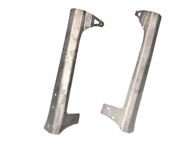 Motobilt 51-3/8-Inch LED Light Bar Mount; Bare Steel (07-18 Jeep Wrangler JK)