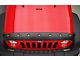 Premium Bolt-On Look Hood Deflector; Textured (07-18 Jeep Wrangler JK)