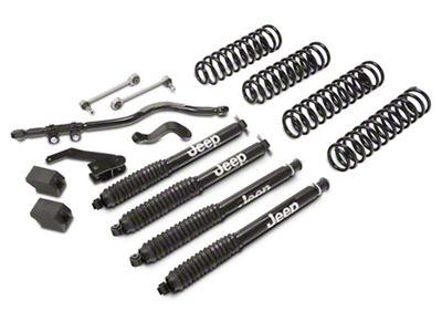 Jeep Licensed by Mammoth 3.50-Inch Suspension Lift Kit with Monotube Shocks (07-18 Jeep Wrangler JK)