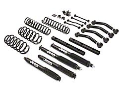 Jeep Licensed by Mammoth 4-Inch Suspension Lift Kit with Monotube Shocks (97-06 Jeep Wrangler TJ)