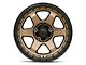 Fuel Wheels Block Matte Bronze Wheel; 17x9 (18-24 Jeep Wrangler JL)