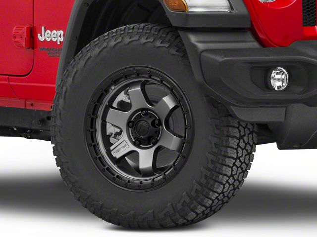 Fuel Wheels Block Matte Gunmetal Wheel; 18x9 (18-24 Jeep Wrangler JL)