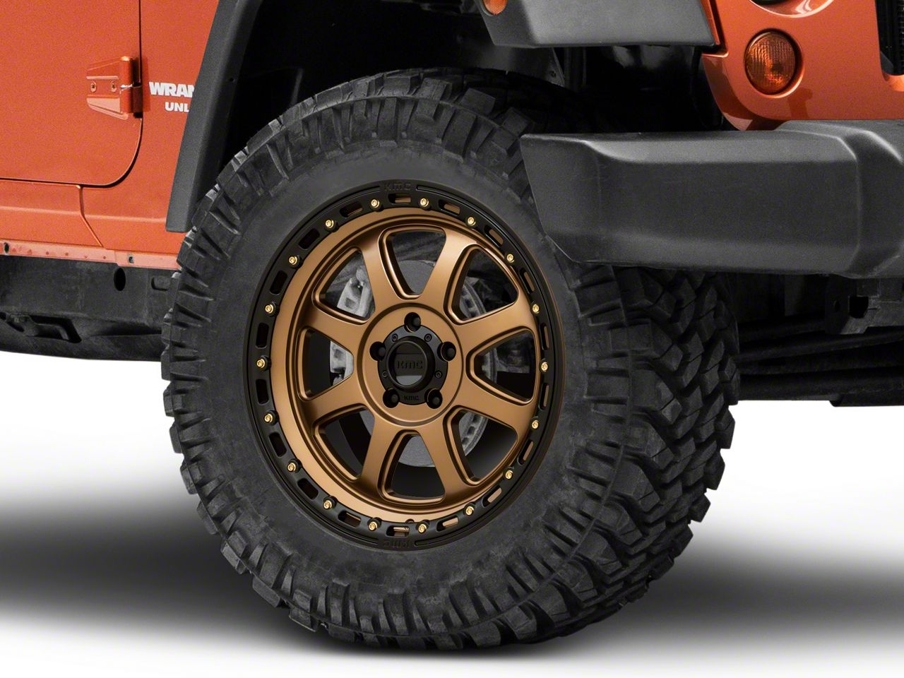 KMC Chase Matte Bronze with Black Lip Wheel; 20x9 (05-10 Jeep Grand Cherokee WK)