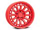 Black Rhino Raid Gloss Red Wheel; 17x8.5 (07-18 Jeep Wrangler JK)
