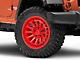 Black Rhino Raid Gloss Red Wheel; 20x9.5 (07-18 Jeep Wrangler JK)