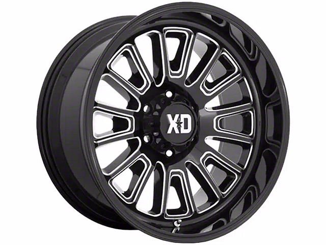 XD Rover Gloss Black Milled Wheel; 20x10 (11-21 Jeep Grand Cherokee WK2)