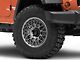 KMC Technic Anthracite Wheel; 17x8.5 (07-18 Jeep Wrangler JK)