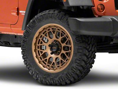 KMC Technic Matte Bronze Wheel; 20x9 (20-23 Jeep Gladiator JT)