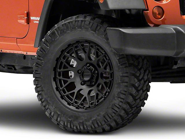 KMC Technic Satin Black Wheel; 20x9 (99-04 Jeep Grand Cherokee WJ)