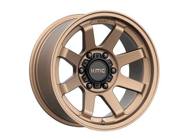 KMC Trail Matte Bronze Wheel; 17x8.5 (07-18 Jeep Wrangler JK)
