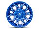 Fuel Wheels Twitch Anodized Blue Milled Wheel; 20x10 (87-95 Jeep Wrangler YJ)