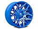 Fuel Wheels Twitch Anodized Blue Milled Wheel; 22x10 (97-06 Jeep Wrangler TJ)
