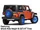 Fuel Wheels Twitch Anodized Blue Milled Wheel; 22x12 (07-18 Jeep Wrangler JK)