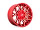 Fuel Wheels Twitch Candy Red Milled Wheel; 22x12 (97-06 Jeep Wrangler TJ)