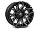 Fuel Wheels Twitch Glossy Black Milled Wheel; 20x10 (07-18 Jeep Wrangler JK)