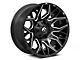 Fuel Wheels Twitch Glossy Black Milled Wheel; 22x10 (07-18 Jeep Wrangler JK)