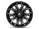 Fuel Wheels Twitch Glossy Black Milled Wheel; 22x10 (97-06 Jeep Wrangler TJ)
