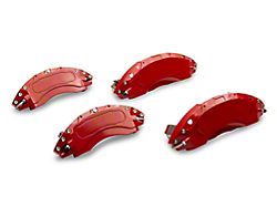 RedRock Red Caliper Covers; Front and Rear (18-23 Jeep Wrangler JL Sport w/ Aftermarket 18+ Inch Wheels)