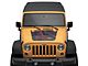 SEC10 Topographical Hood Decal; Red (07-18 Jeep Wrangler JK)