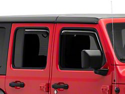 in-Channel Window Deflectors (18-23 Jeep Wrangler JL 4-Door)
