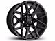 HD Off-Road Wheels Canyon Gloss Black Milled Wheel; 20x10 (11-21 Jeep Grand Cherokee WK2)