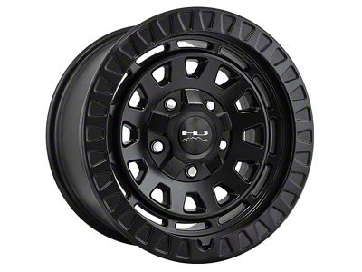 HD Off-Road Wheels Venture Satin Black Wheel; 17x9 (07-18 Jeep Wrangler JK)