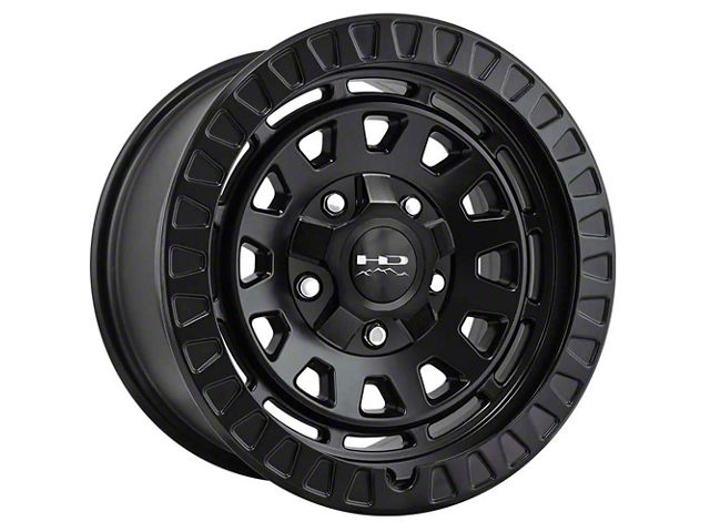 HD Off-Road Wheels Venture Satin Black Wheel; 17x9 (84-01 Jeep Cherokee XJ)