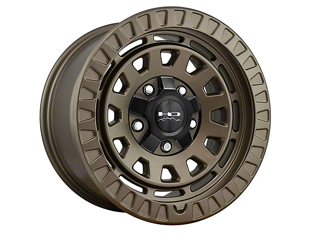 HD Off-Road Wheels Venture Satin Bronze Wheel; 17x9 (87-95 Jeep Wrangler YJ)