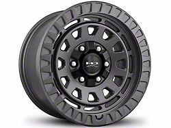 HD Off-Road Wheels Venture Satin Dark Gray Wheel; 17x9 (97-06 Jeep Wrangler TJ)