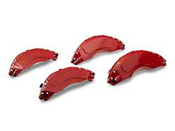RedRock Red Caliper Covers; Front and Rear (18-23 Jeep Wrangler JL, Excluding Sport)