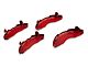 RedRock Brake Caliper Covers; Red; Front and Rear (18-24 Jeep Wrangler JL, Excluding Sport)