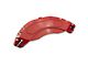 RedRock Brake Caliper Covers; Red; Front and Rear (18-24 Jeep Wrangler JL, Excluding Sport)
