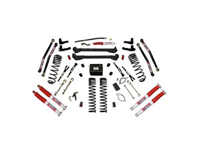 SkyJacker 6-Inch Dual Rate Long Travel Suspension Lift Kit with Upper and Lower Links and Hydro Shocks (97-06 Jeep Wrangler TJ)