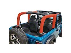 Dirty Dog 4x4 Hard Top Roll Bar Cover; Red (18-22 Jeep Wrangler JL 2-Door)