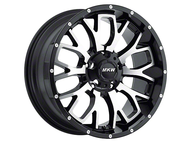 MKW Offroad M95 Satin Black Machined Wheel; 20x9 (11-21 Jeep Grand Cherokee WK2)