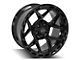 4Play 4P55 Brushed Black Wheel; 20x10 (07-18 Jeep Wrangler JK)