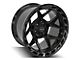 4Play 4P55 Brushed Black Wheel; 20x12 (07-18 Jeep Wrangler JK)
