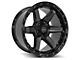 4Play 4P63 Brushed Black Wheel; 20x10 (07-18 Jeep Wrangler JK)