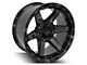 4Play 4P63 Brushed Black Wheel; 20x10 (07-18 Jeep Wrangler JK)