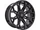 4Play 4P83 Brushed Black Wheel; 20x10 (22-24 Jeep Grand Cherokee WL)
