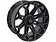 4Play 4P83 Brushed Black Wheel; 20x10 (07-18 Jeep Wrangler JK)