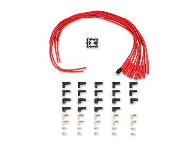 Accel Spark Plug Wire Set; Red (76-81 5.0L Jeep CJ7)