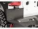 Fab Fours Premium Rear Bumper License Plate Bracket; Matte Black (18-24 Jeep Wrangler JL)
