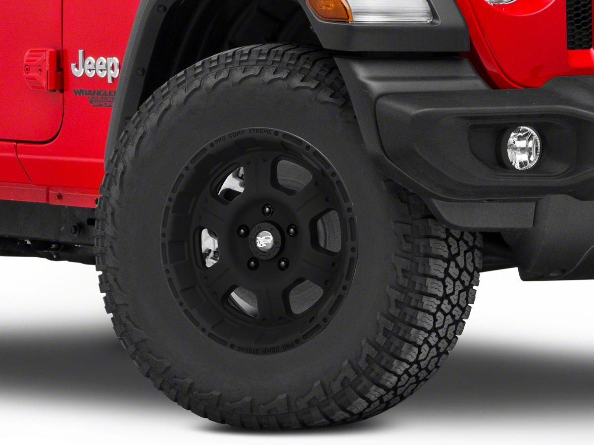 Pro Comp Wheels Jeep Wrangler 89 Series Kore Matte Black Wheel; 17x8  7089-7873 (18-23 Jeep Wrangler JL) - Free Shipping