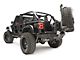 Fab Fours Slant Back Spare Tire Carrier; Bare Steel (18-24 Jeep Wrangler JL)