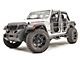 Fab Fours Full Surround Front Tube Doors; Bare Steel (18-24 Jeep Wrangler JL)