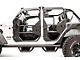 Fab Fours Full Surround Front Tube Doors; Bare Steel (20-24 Jeep Gladiator JT)