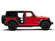 Fab Fours Full Surround Rear Tube Doors; Matte Black (20-24 Jeep Gladiator JT)