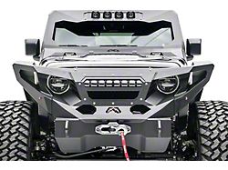 Fab Fours Grumper 20-Inch LED Light Bar Mount; Matte Black (18-26 Jeep Wrangler JL)